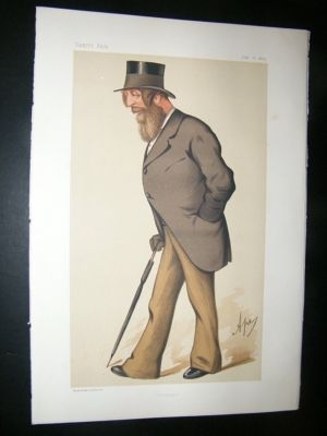 Vanity Fair Print: 1875 Frederick Acclom Milbank