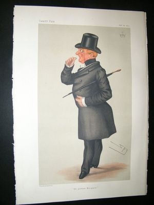 Vanity Fair Print: 1877 Marquis of Winchester