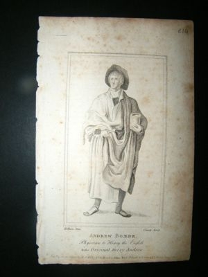 Andrew Borde, Henry VIII Physician:1803 Portrait