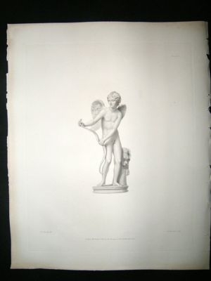 Sculpture: 1845 Statue Of Cupid, British Museum