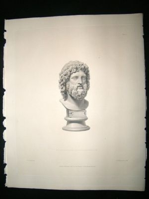 Sculpture: 1845 Bust Of Jupiter, British Museum