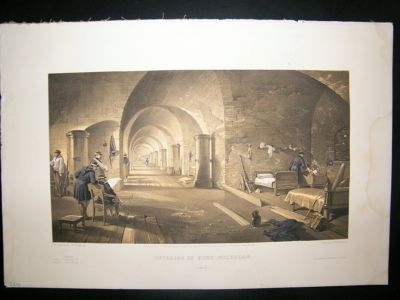 Simpson Crimea 1856 Interior of Fort Nicholas 29. Folio