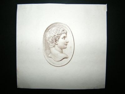 Bartolozzi after Cipriani C1785 Stipple Engraved Gem