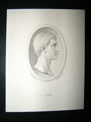 Bartolozzi after Cipriani: 1845 Stipple Engraved Gem