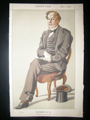 Vanity Fair Print: 1871 Alexander Baillie-Cochrane