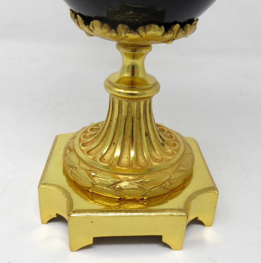 Antique Antique French Sevres Porcelain Ormolu Gilt Bronze Urn Vase Potpourri 19thCt