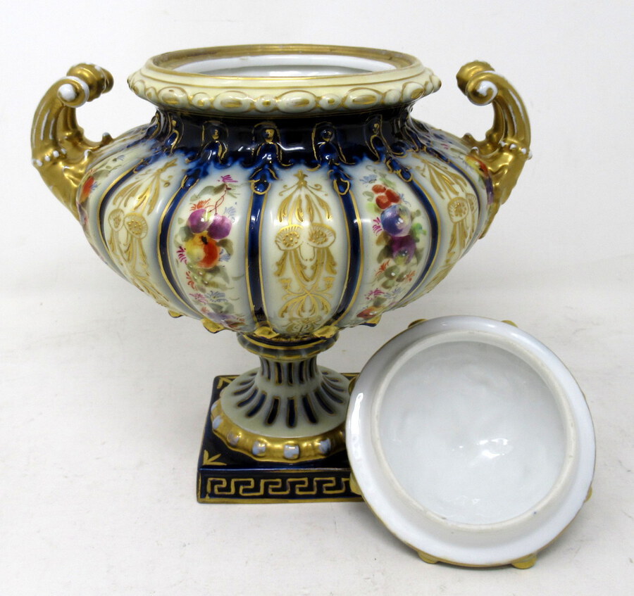 Antique Antique Sèvres Style German Rudolstadt Hand Painted Vase Centerpiece Urn Macys