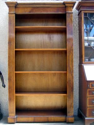 Stunning Sheraton Open Bookcase Adjustable Shelves