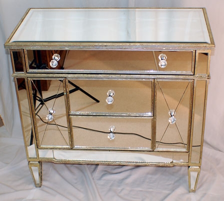 Impressive Art Deco Mirrored Chest