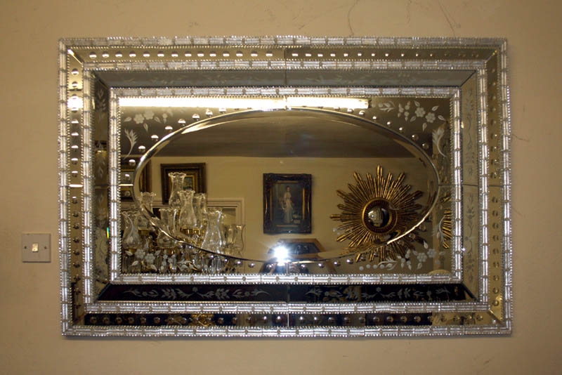 Stunning Decorative Venetian Overmantle Mirror