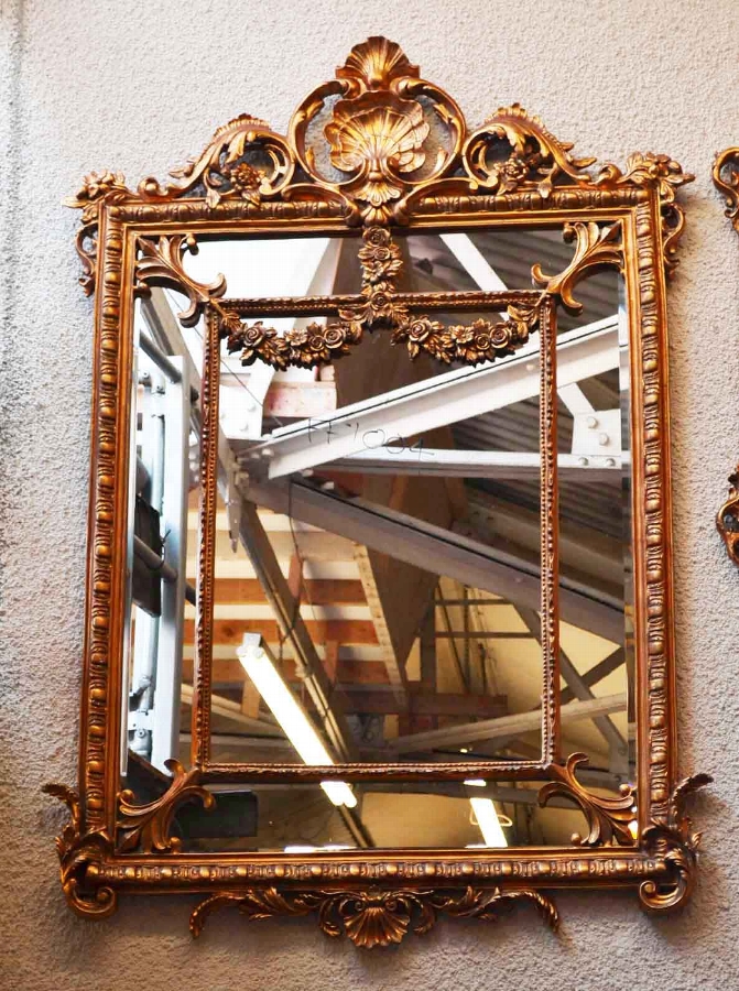 Magnificent Ornate Large Italian Gilded Mirror