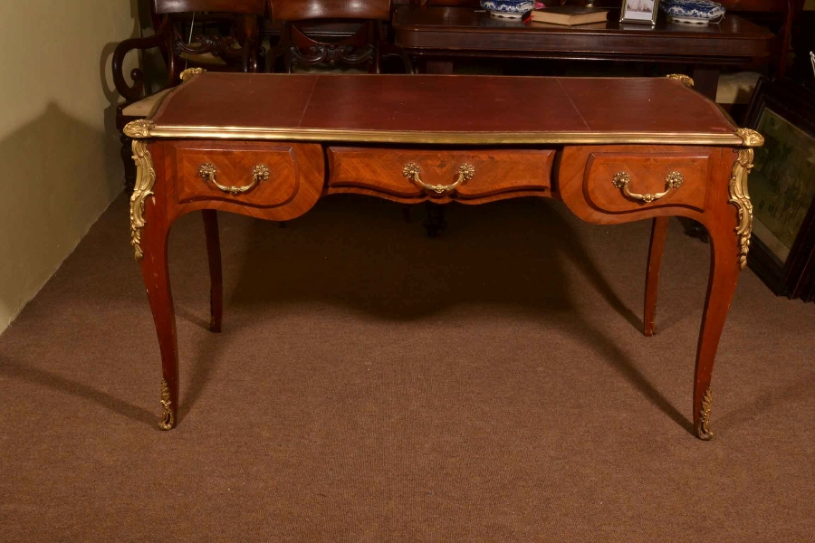 Antique French Bureau Plat C1900 Desk Writing table