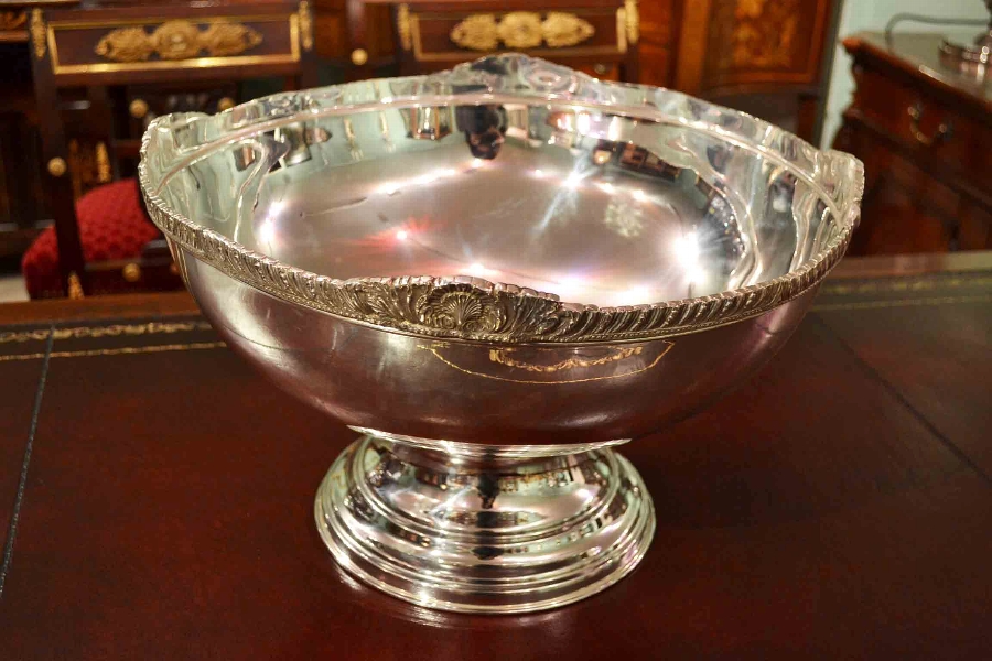 Stunning Silver Plated Punch Bowl Champagne Cooler