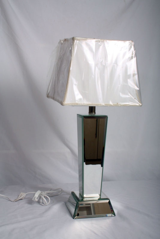Stunning Art Deco Mirrored Table Lamp