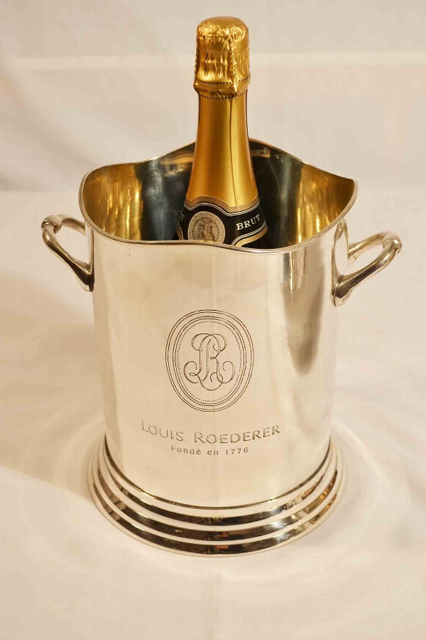 Gorgeous Roederer Silver Plated Champagne Cooler