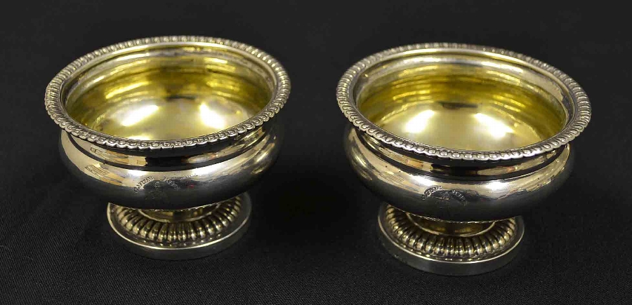 Antique Silver Salts by Paul Storr London 1808 - pair