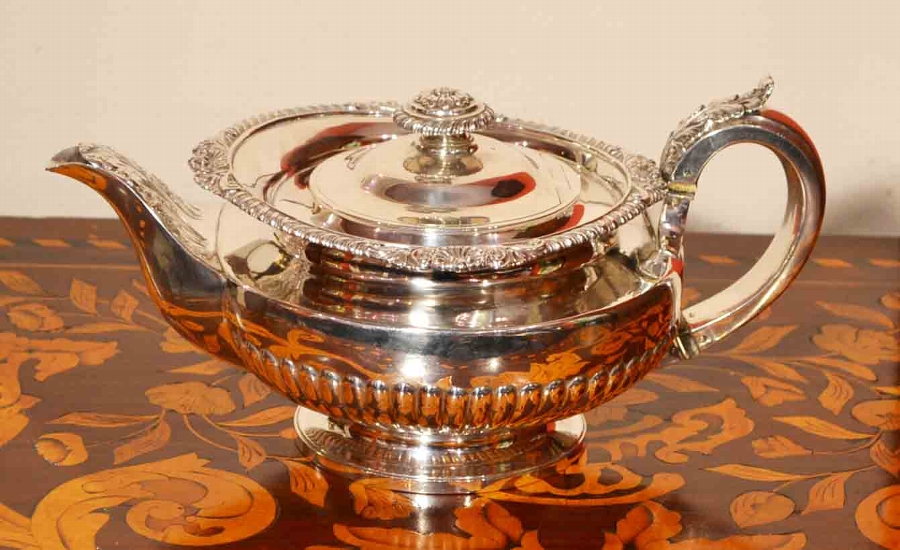 Antique Paul Storr Silver Teapot 1825