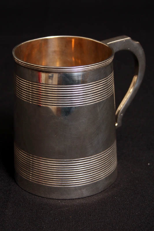 Antique George II Silver Tankard Mug 1802