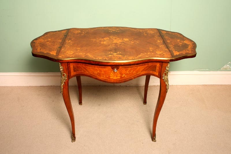 Antique Victorian Marquetry Sofa / Centre Table c.1880