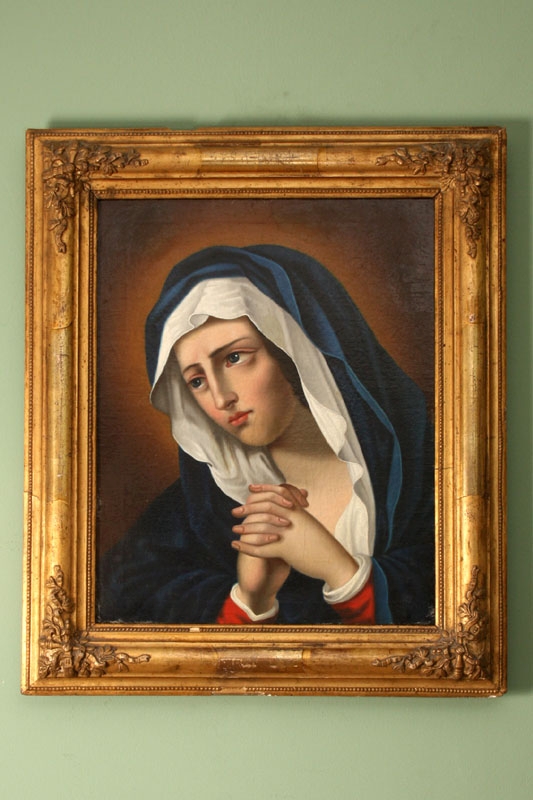 Praying Madonna 19thC school of Il Sassoferrato