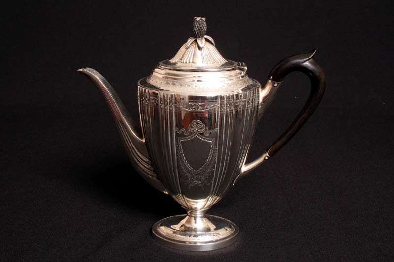 Antique English Victorian Silverplate Coffee Pot c.1880