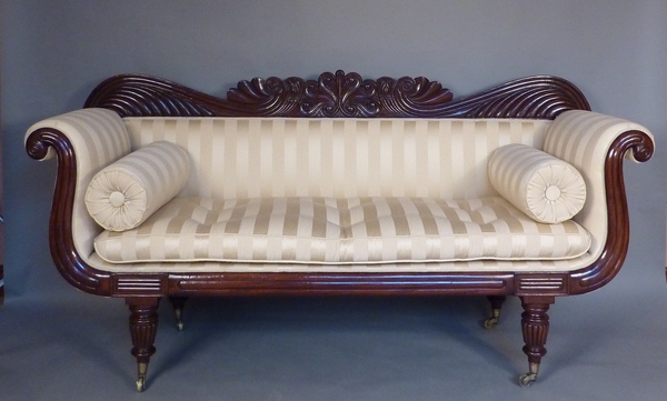 Antique William IV Mahogany Settee