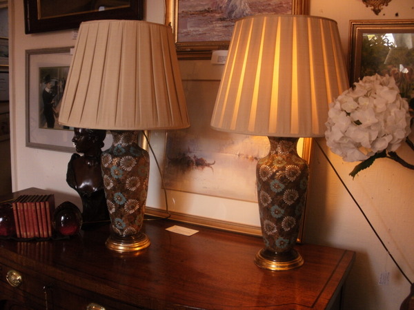 Pair Doulton Table Lamps
