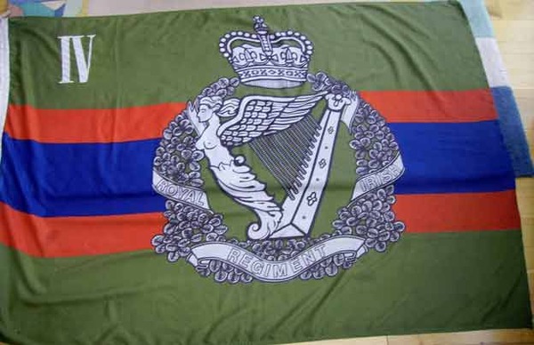 1V Batt ROYAL IRISH REGIMENT FLAG