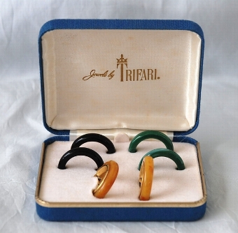 Trifari Interchangeable Earring Set