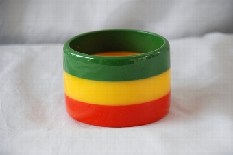 Vintage 1950s Triple Stripe Bangle