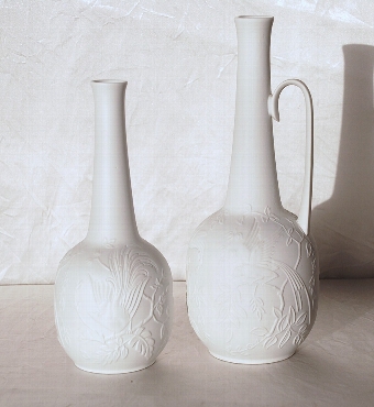 Pair Kaiser Porcelain Vases 1960s