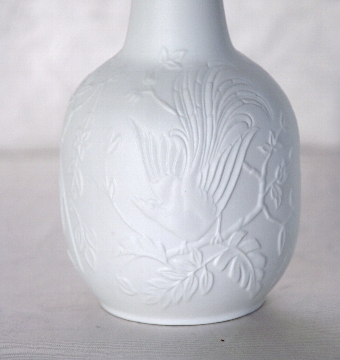 Antique Pair Kaiser Porcelain Vases 1960s