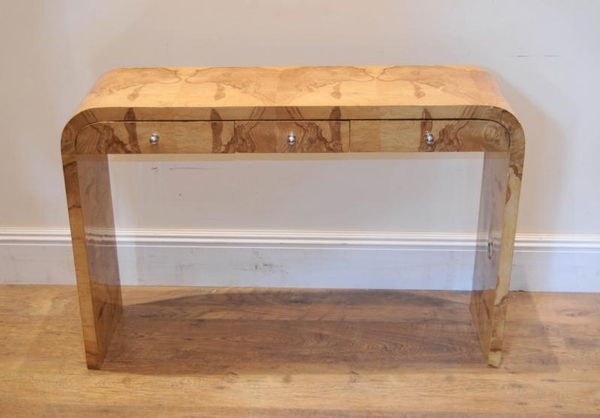 Walnut Art Deco Console Table Tables Furniture 1920s