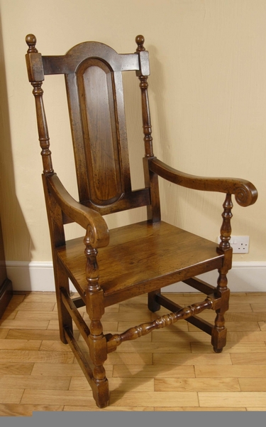8 English Rustic William Mary Dining Chairs Gothic Farm