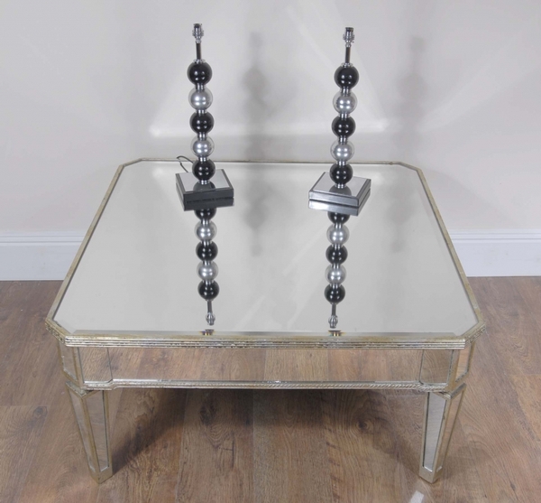 Art Deco Mirrored Coffee Table