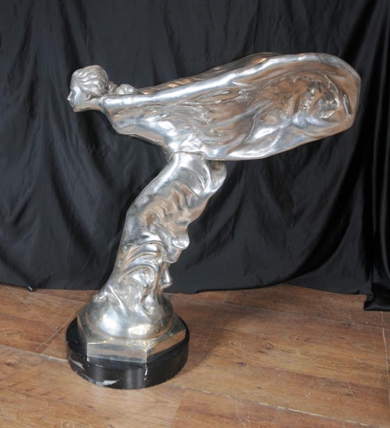 XL Rolls Royce Statue Bronze Charles Sykes Flying Lady