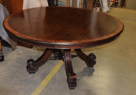 Spanish Dining Table Fruitwood With Seville Base