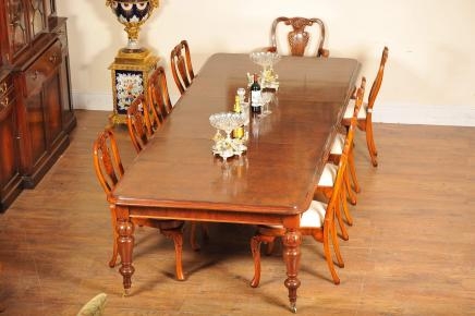 Victorian Walnut Dining Table Diner 10 ft English
