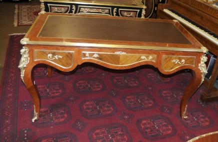 French Louis XV Desk Bureau Plat Table