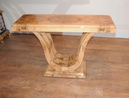 Deco Console Table Ogee Vintage Furniture Tables