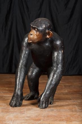 Bronze Casting Monkey Chimp Chimpanzee Ape Lifesize 
