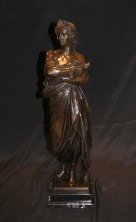 Bronze Apollo State Roman God Classic Figurine