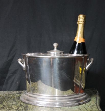 Silver Plate Wine Champagne Cooler Bucket