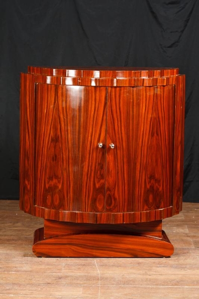 Art Deco Scallop Cabinet Cupboard Server Table