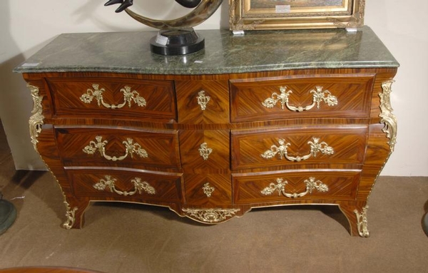 French Louis XV Chest Drawers Commode Cabinet