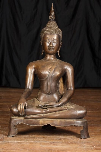 3ft Bronze Buddha Statue Figure Buddhism Buddhist Thai