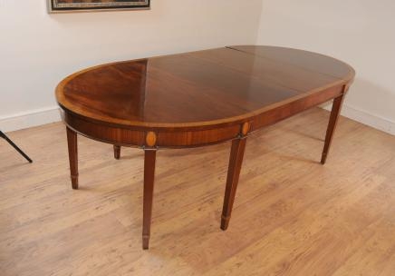 Georgian D End Dining Table Console Tables Regency Furniture