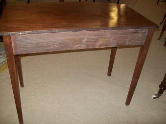 Antique George 111.Mahogany Bow Side Table.