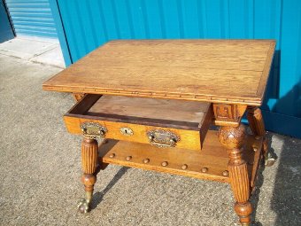 Antique 19th.Century Oak Centre Table,