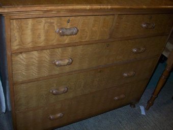 19th.Century Ash Chest Of Drawers.